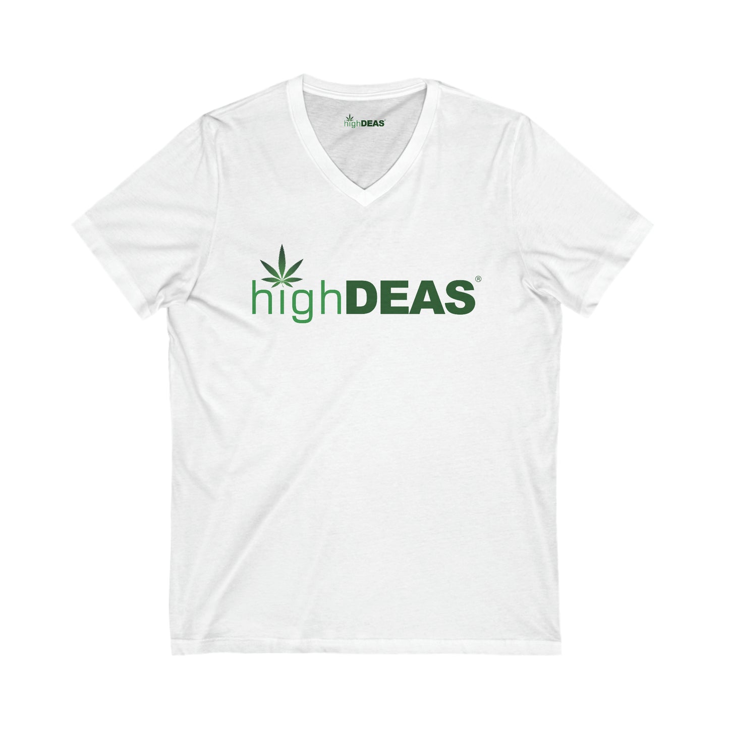 highDEAS™ Unisex Jersey Short Sleeve V-Neck Tee