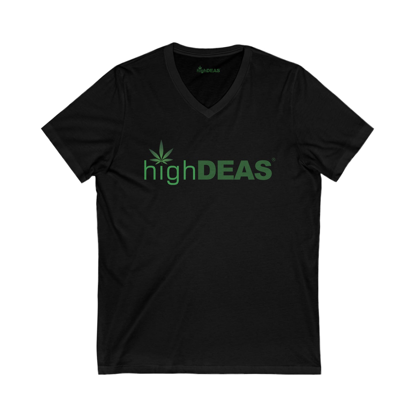 highDEAS™ Unisex Jersey Short Sleeve V-Neck Tee