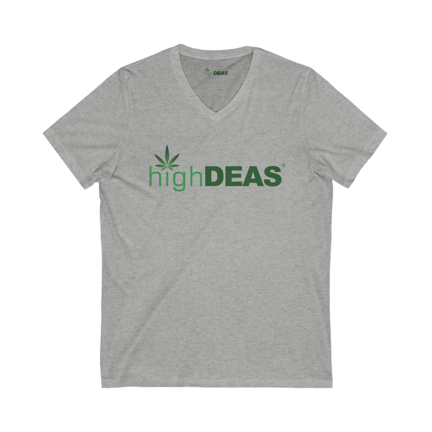highDEAS™ Unisex Jersey Short Sleeve V-Neck Tee